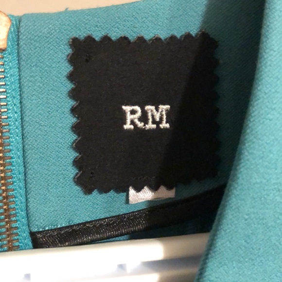 Roland Mouret Aqua Blue Stretch Dress - Picture 2 of 8